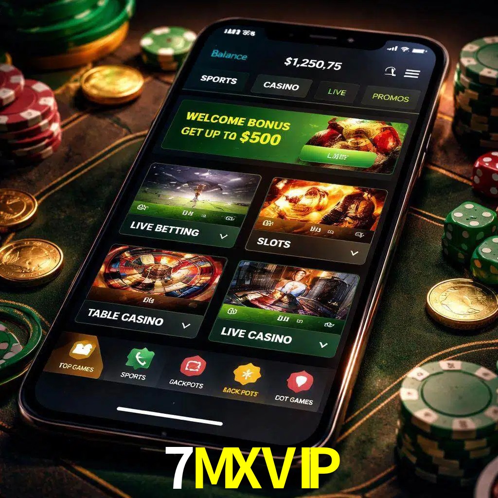 Diseño de juegos móviles 7MXVIP para usuarios en México